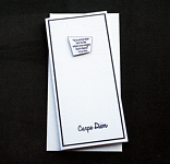 Carpe Diem - Handcrafted Good Luck or Motivational Card - dr17-0063